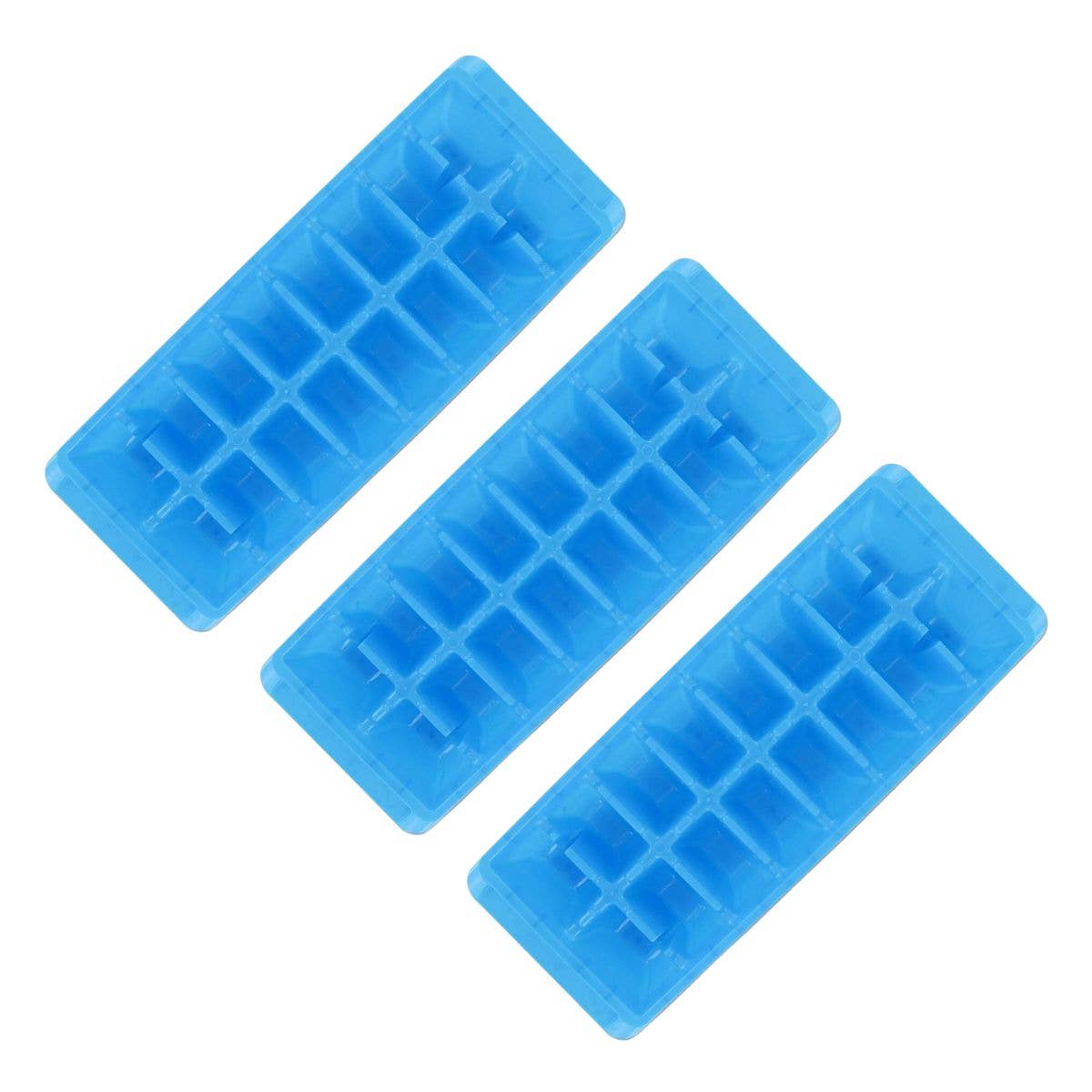 Zenker - Wholesale Ice Tray/Mold - Set of 3 blue ice cube trays with 16 cubes Fackelmann0