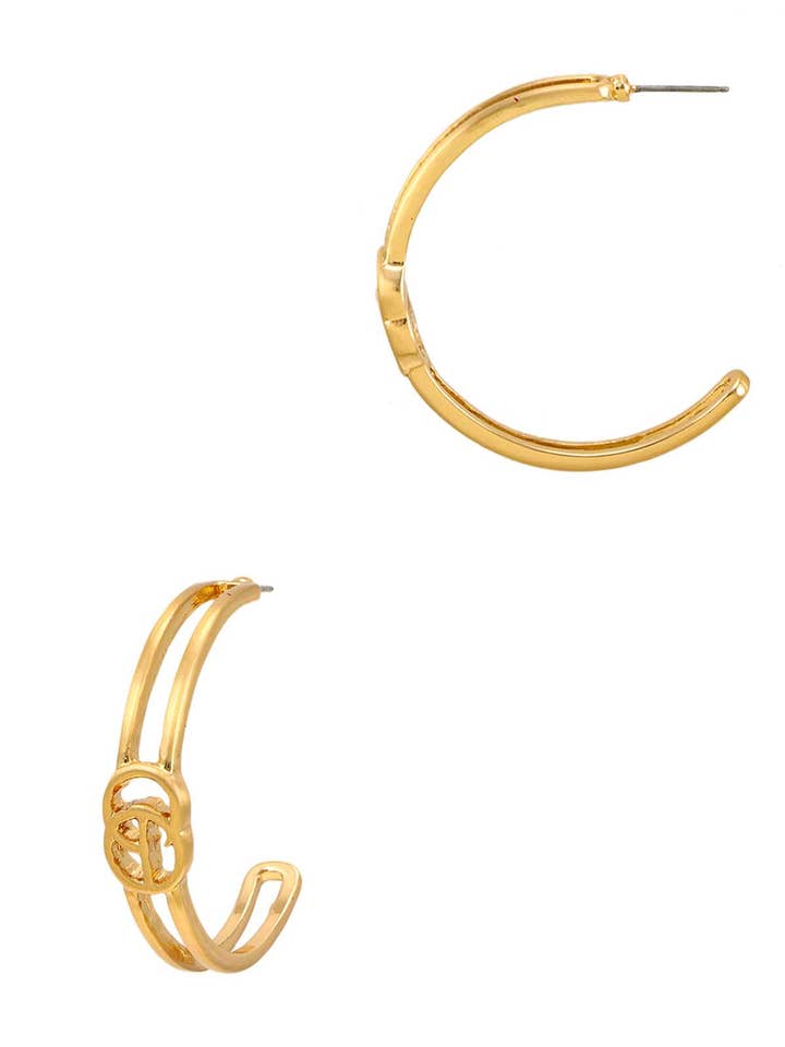 BOUCLE D'OREILLE EN MÉTAL DÉCOUPÉ DE 50 MM TE4100 pour la vente par anbfashion