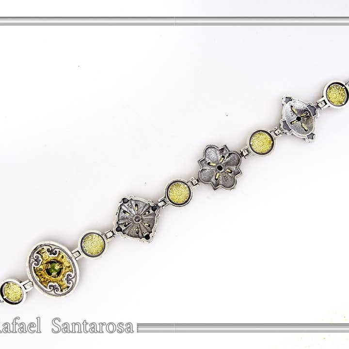 RAFAEL SANTAROSA - Wholesale Bedelarmbandje - Byzantijnse zilveren armband met filigraan