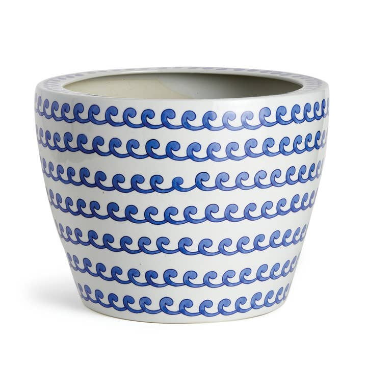 Barclay Butera Dynasty Wave Planter for wholesale by Napa Home & Garden