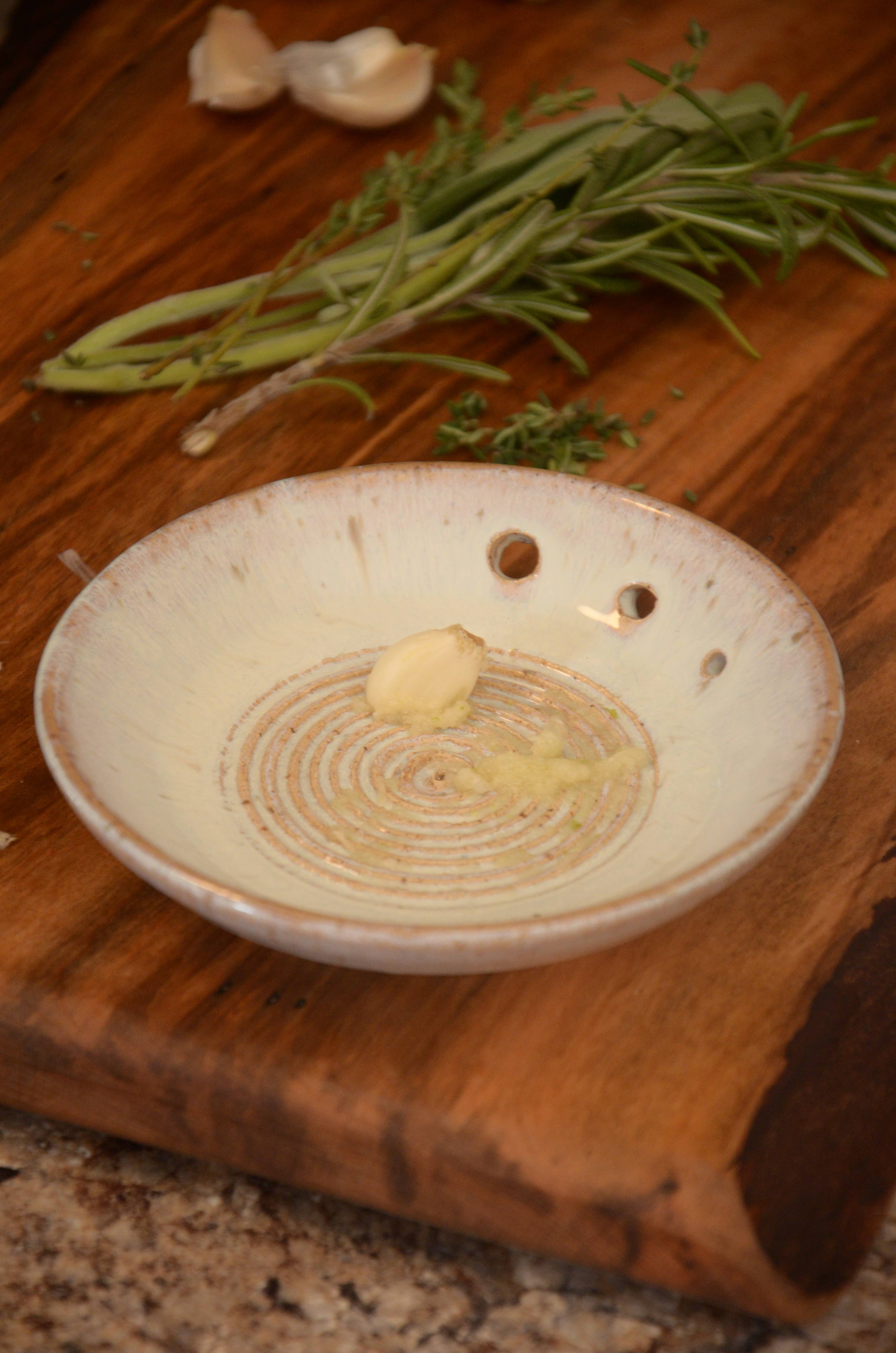 Blue Bottom Pottery - Wholesale Grater - Garlic Grater/Herb Stripper2