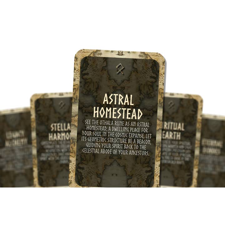 IBIZA TAROT – wholesale Tarot cards – Othala Runic Wisdom - Celestial Runes Series - Divination tools - Oracle Cards - Runes Cards4