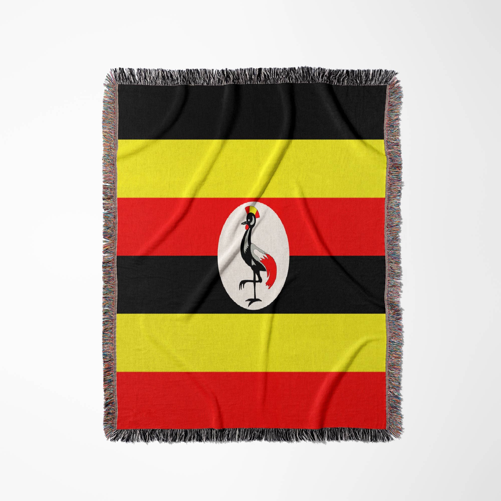 3dRose - Vendita all'ingrosso Plaid - 3dRose, Bandiera dell'Uganda, Coperta