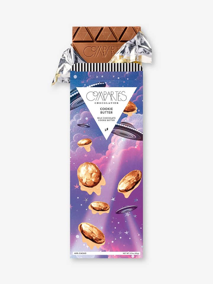 Cookie Butter Chocolate Bar for wholesale by Compartes Chocolate