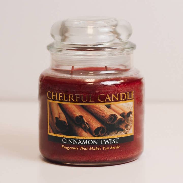 Cheerful Candle (16oz.) – Cinnamon Twist for wholesale by Cheerful Candle