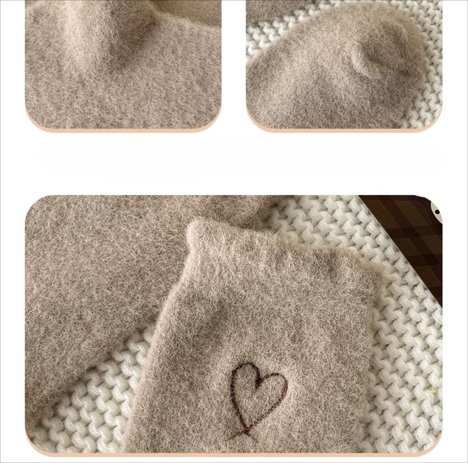 Gohobi （We cover U.S. import duties） - Wholesale Socks - Women's - Gohobi Warm Velvet Heart Socks22