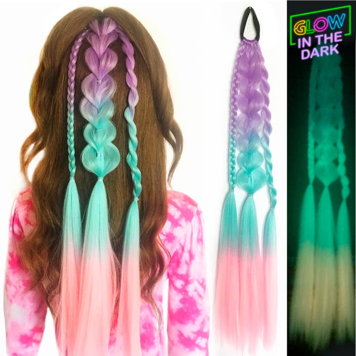 Braided Moon Glow Tail for wholesale by Magic Manes