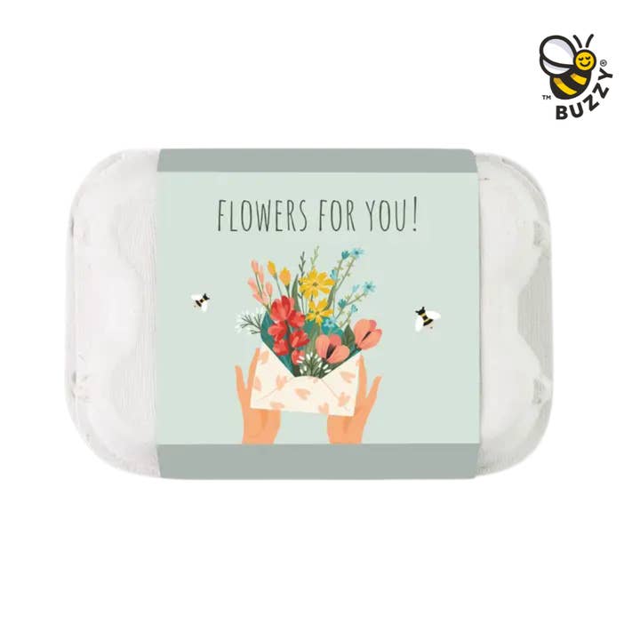 Buzzy Grow Gifts - Wholesale Plant Seeds - Flowers For You Egg Carton – Spring Wildflower Gift0