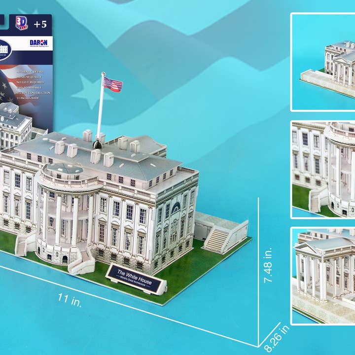 Puzle 3D CF060H de 64 piezas con la Casa Blanca para venta al por mayor de Daron Worldwide Trading