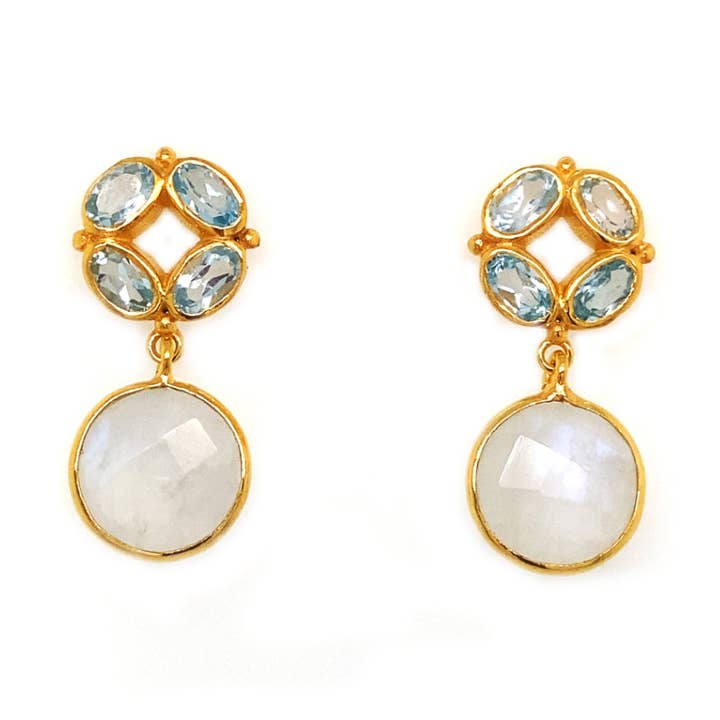 Pendientes Nomeolvides para venta al por mayor de Gem Bazaar Jewellery