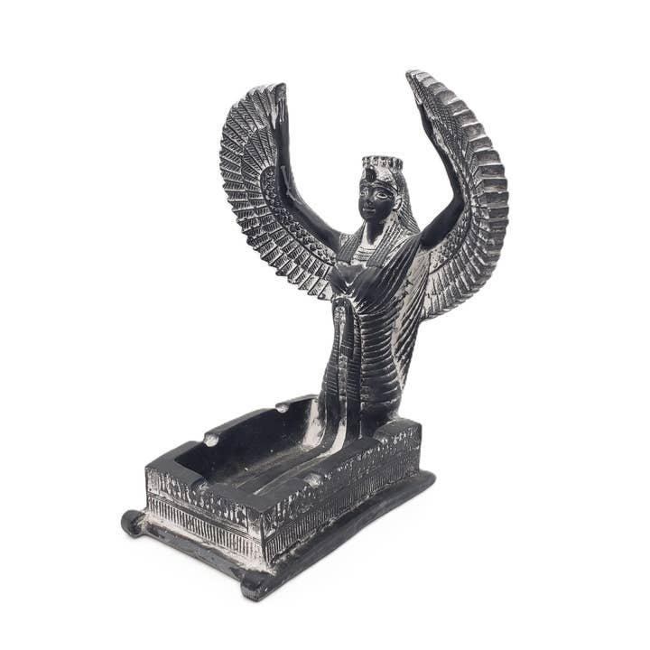 Isis Statue med Bakke - 8" -Egyptisk Gudinde - Flere Farver for engroshandel hos Discoveries, Inc.