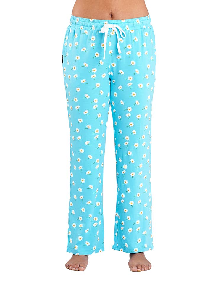 PANTALON DE NUIT EN JERSEY DE BAMBOU DAISY POUR FEMMES pour la vente par Bamboozld