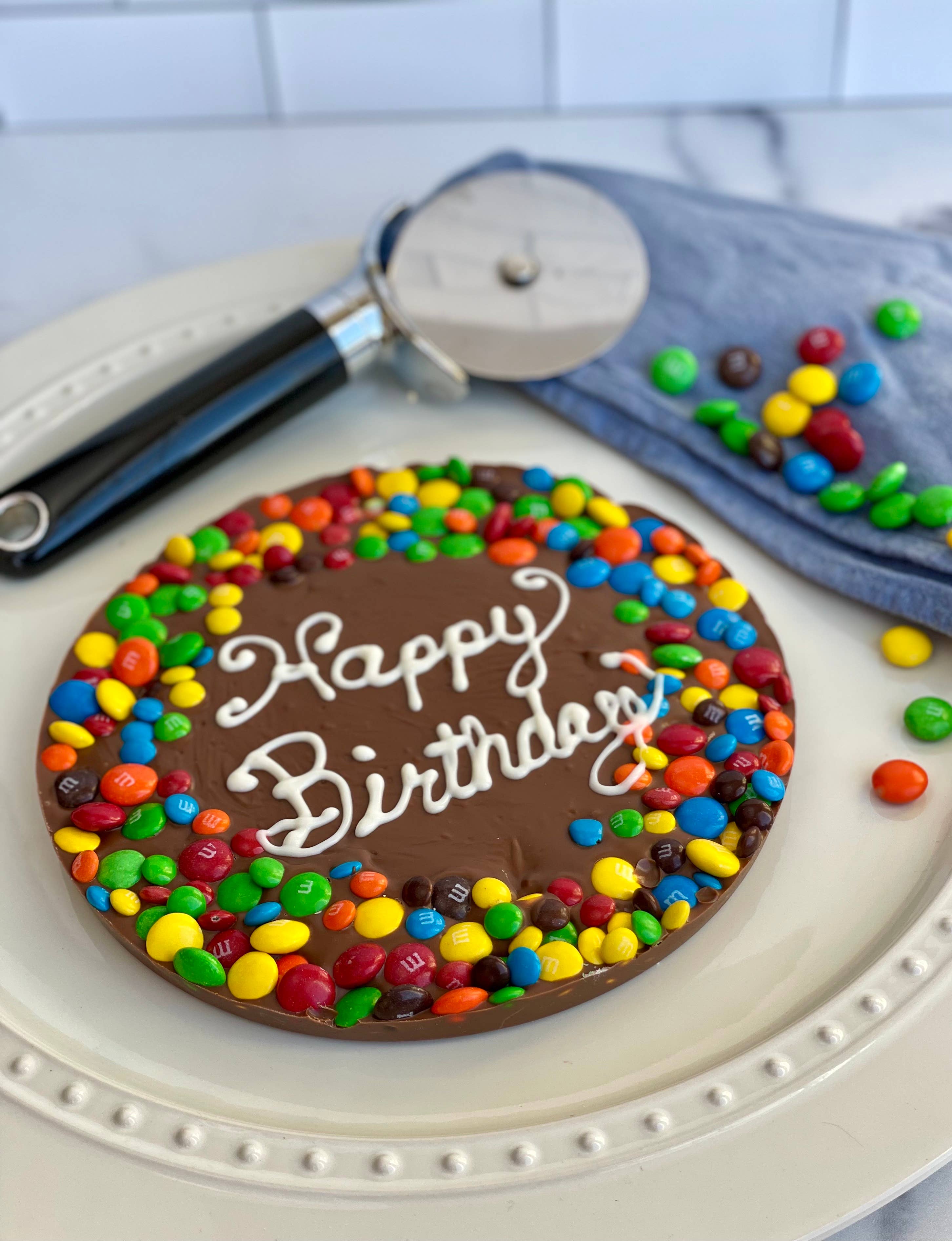 Chocolates Unlimited by Denise - Wholesale Chocolate Box - Happy Birthday Chocolate Pizza Box0