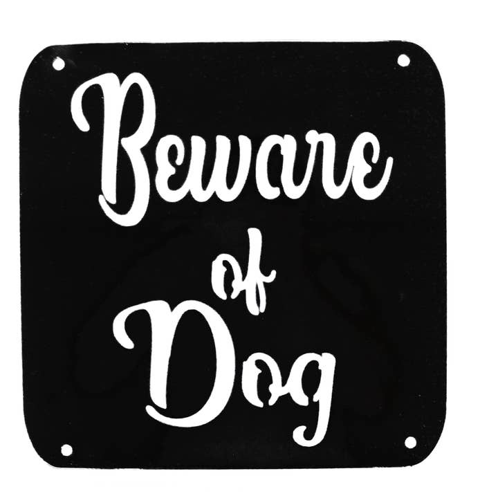 Beware of Dog Option 1 for wholesale by White Barn Decor