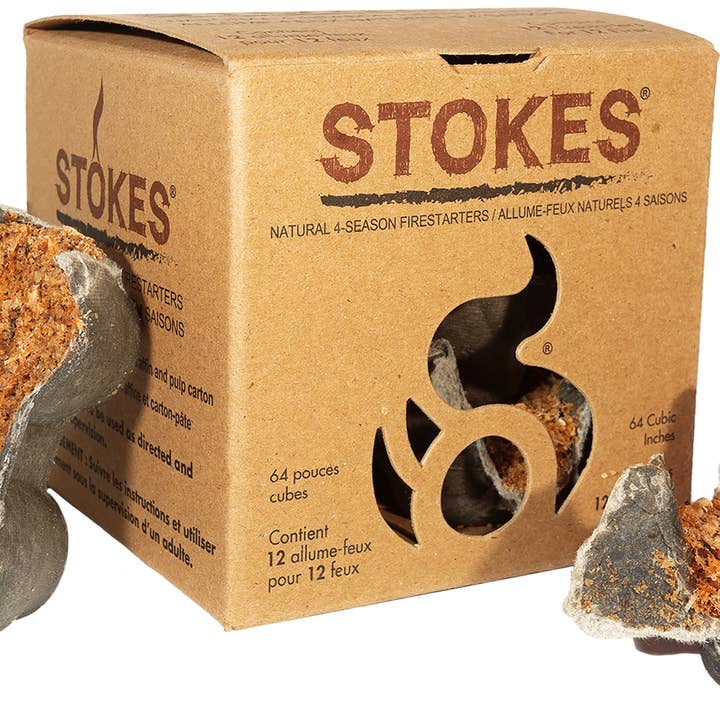 Stokes Firestarters, 12 Firestarters for wholesale by Stokes Firestarters