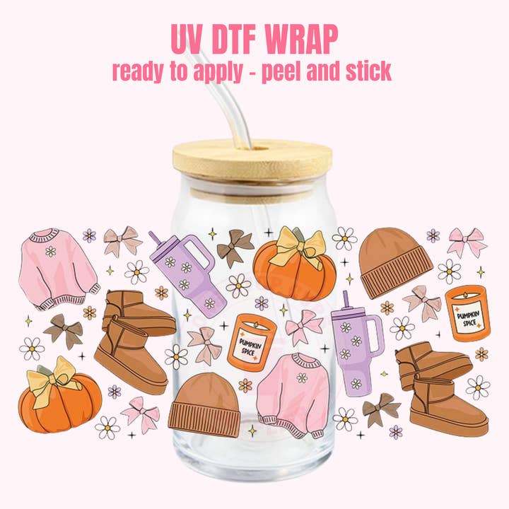 Enveloppe de tasse UV DTF L90 pour la vente par One Stop Cups