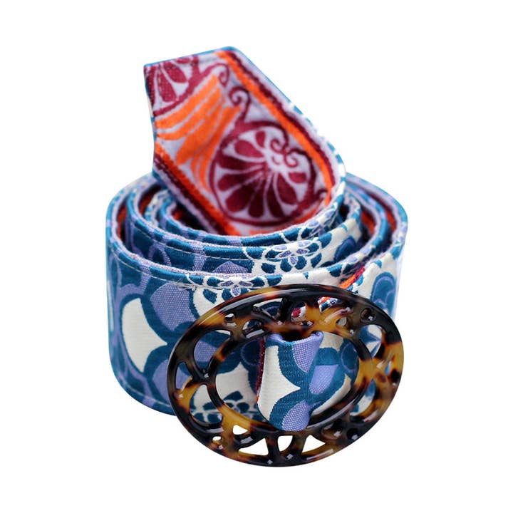 Ceinture Fleuron Pervenche pour la vente par Hadley Pollet