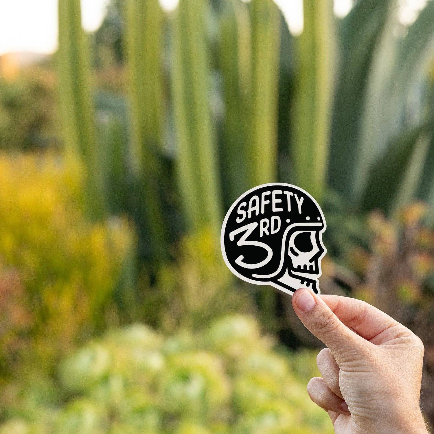 Squatchy - Wholesale Sticker - Safety Third Helmet Sticker4