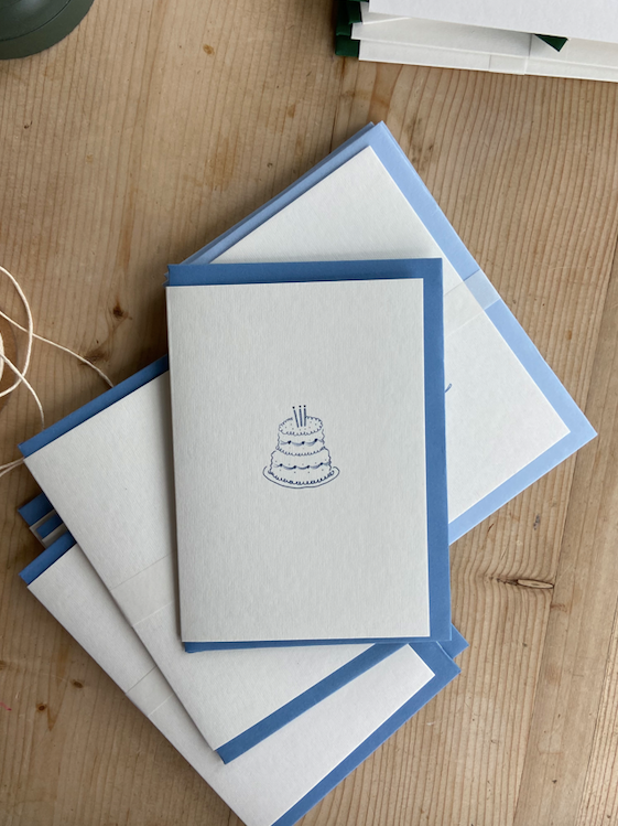 La Belle Saison – wholesale Birthday card – Premium Happy birthday A6 cake card1