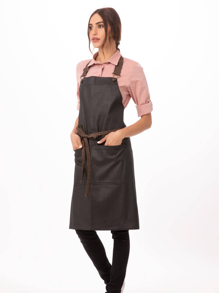Boulder Bib Apron for wholesale by Chef Works