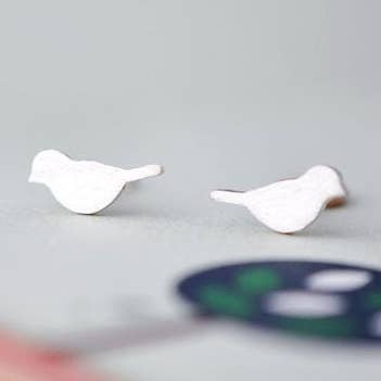 Minimalist Bird Earrings for wholesale by All About Nature