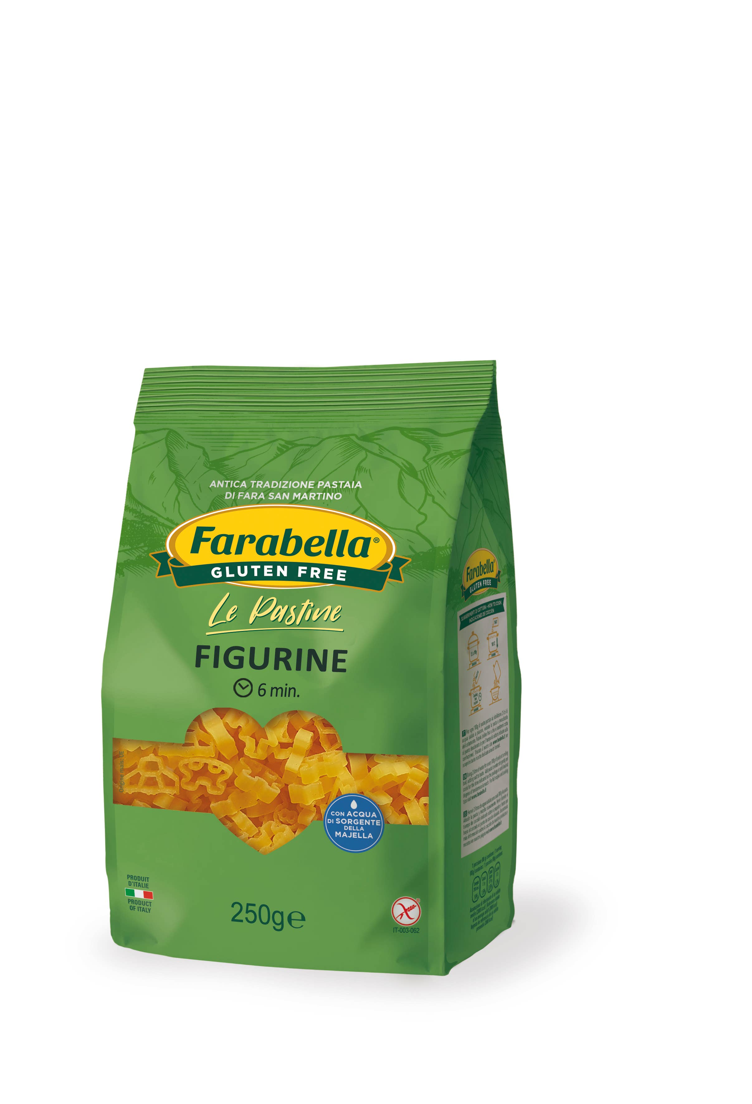 Farabella - Wholesale Pasta - Gluten Free Figurine Paste 250g x 12 Made in Italy