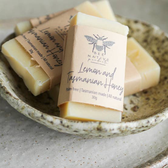 Bee native products - Wholesale Bar Soap - Lemon And Honey Guest Soap