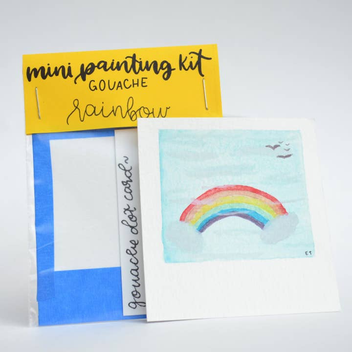 Lavender Chai Co. - Wholesale DIY craft kit - Mini Painting Kit- Rainbow6