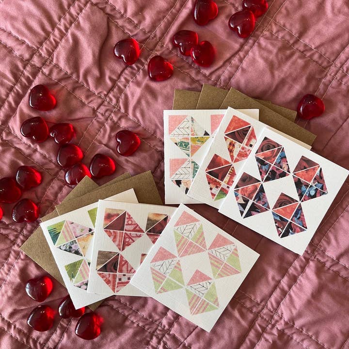 Cozy Arts - Vente Cartes de déclaration d'amour - Mini-cartes « Love Letter », lot de 6