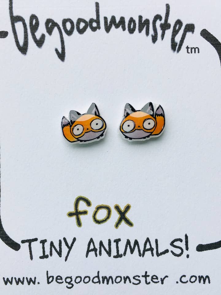 Fox Earrings for wholesale by Be Good Monster