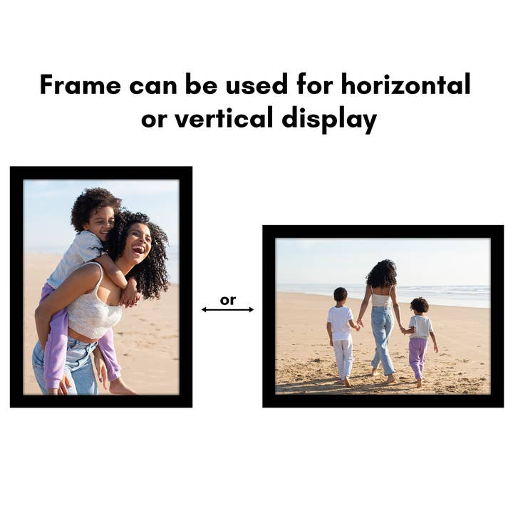 Americanflat - Wholesale Picture Frame - Americanflat 5 Pack Picture Frames With Mat Plexiglass Cover155
