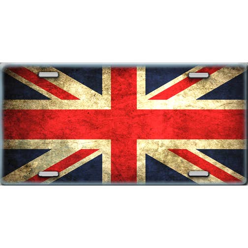Britisk flag nummerplade for engroshandel hos Make It Yours