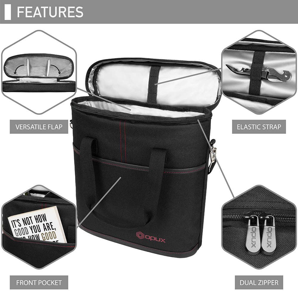 OPUX - Wholesale Wine Tote - 3 Bottle Wine Carrier Bag44