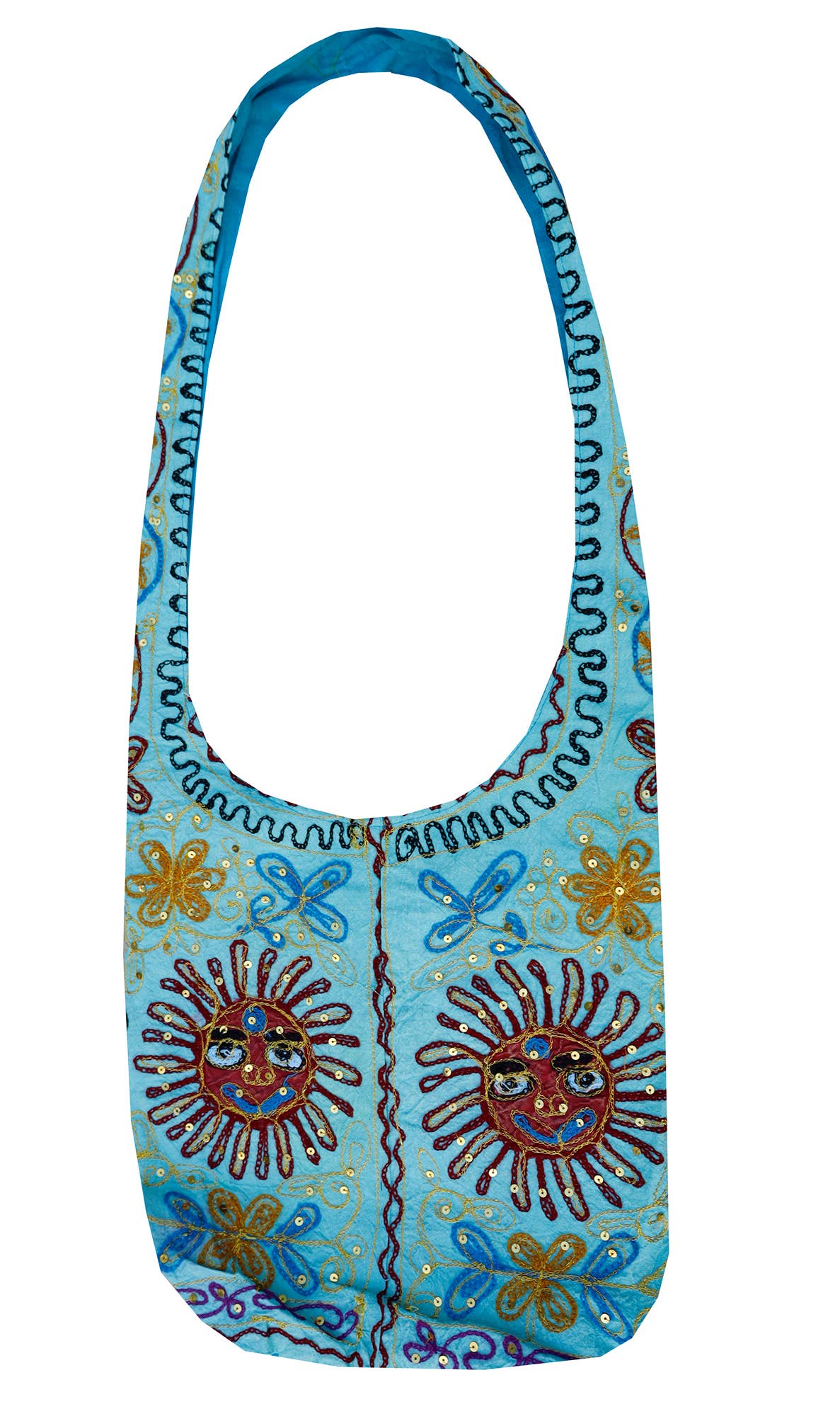 Lungta Imports - Wholesale Crossbody Bag - Women's - Sun Patch Bohemian Hippie Sling Crossbody Bag4