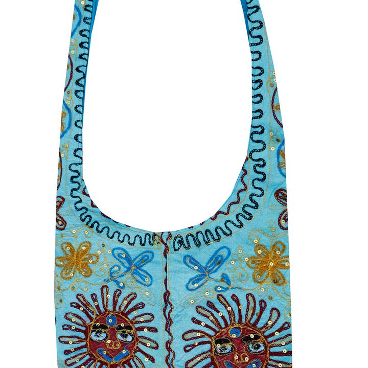 Lungta Imports - Wholesale Crossbody Bag - Women's - Sun Patch Bohemian Hippie Sling Crossbody Bag4