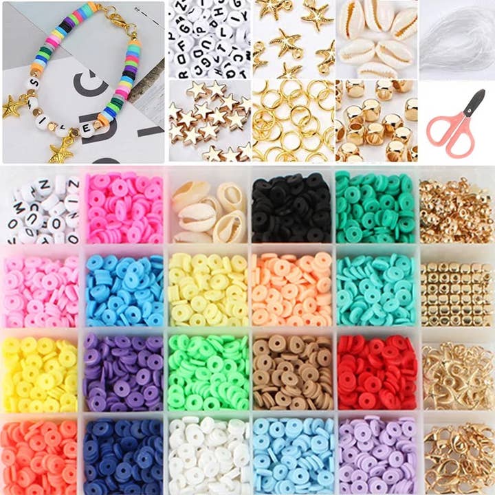 iconic mi - Wholesale Craft Supplies - Bracelet Making Kit Heishi Beads Set