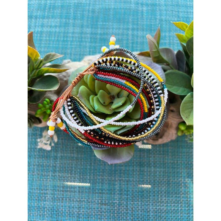 Her Best Foot Forward - Wholesale Beaded bracelet - Shanga Bracelet Collection24