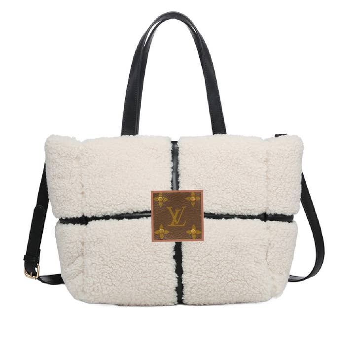 Embellish Your Life - Wholesale Tote Bag - Women's - Upcycled Sherpa Tote1