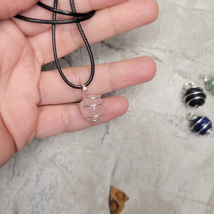 My Magic Place Shop - Wholesale Individual Charm/Pendant - Crystal Beads Wire Wrapped Pendant handmade Necklace