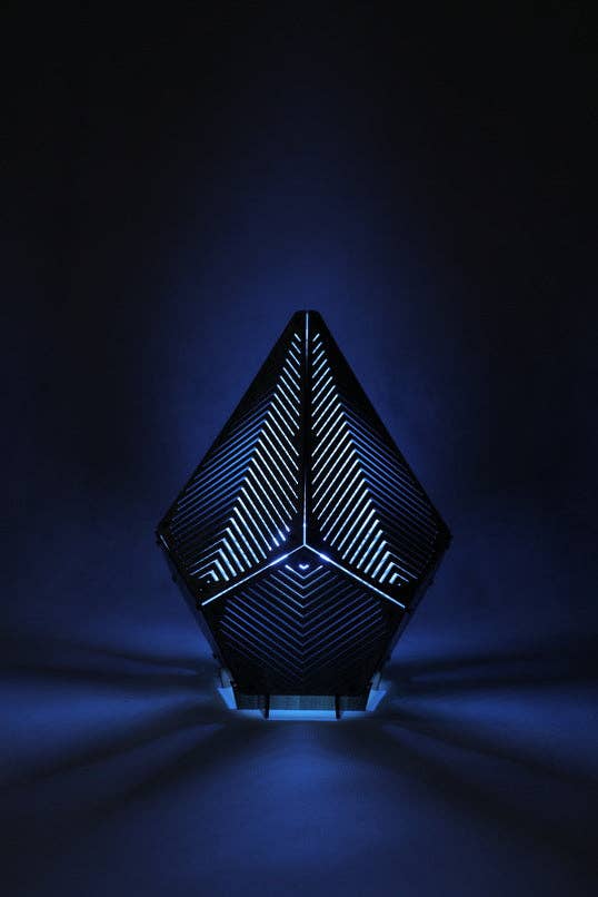 PAPERCRAFT WORLD - Wholesale DIY Craft Kit - SINAR Linez 3D Papercraft Table Lamp15