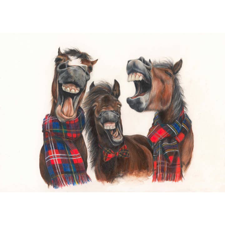 Art by Lana Mathieson – wholesale Everyday greeting card – That's a Cracker! (Greeting Card) | Funny Horse Card1