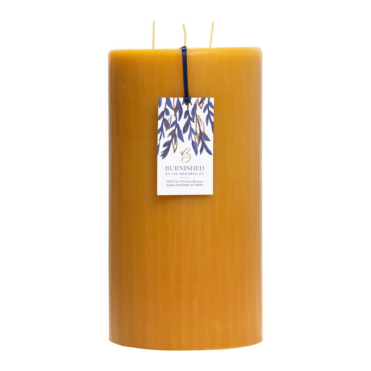 The Beeswax Co. - Wholesale Pillar Candle - 3 Wick - 6 Inch Beeswax Pillars3