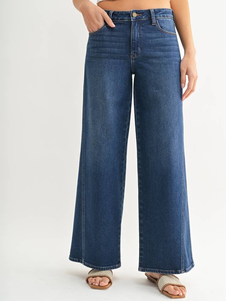 DP811 - DK - Seamed Wide Leg for wholesale by JBD