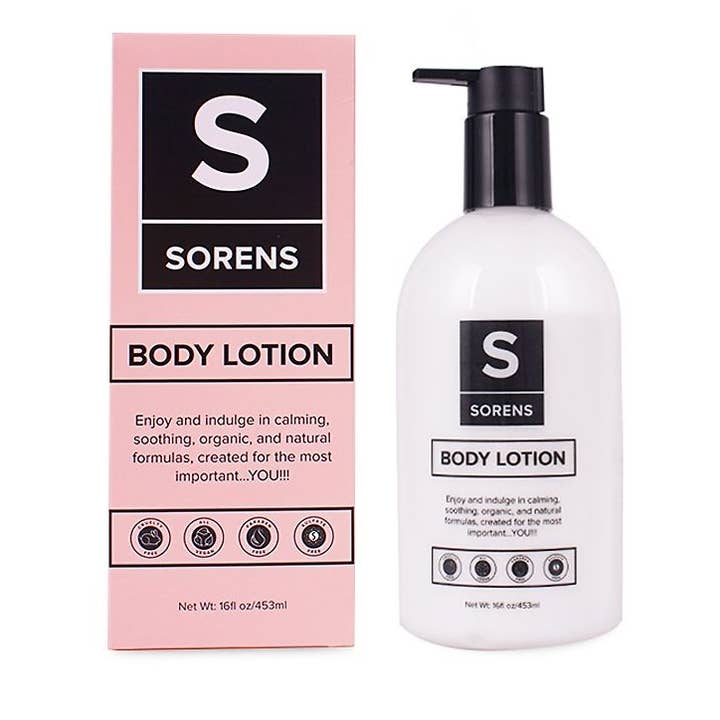Body Lotion - Lavender - Paraben/Sulfate Free, Cruelty Free for wholesale by Sorens Cosmetics