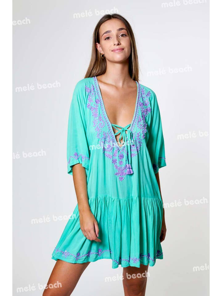 Mele Beach - Wholesale T-Shirt - Women's - PALUD 35048 BLOUSE
