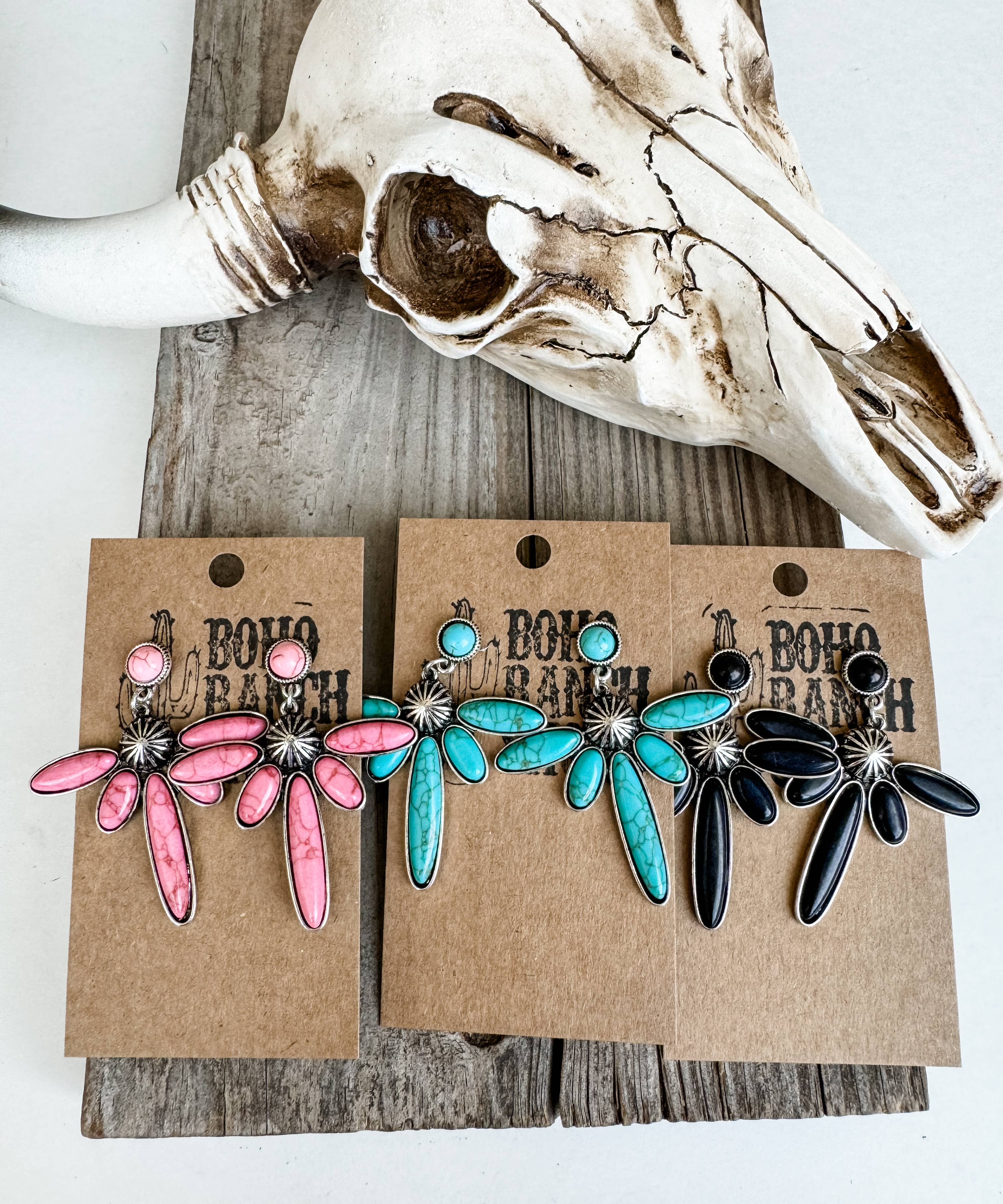 Boho Ranch Shop - Wholesale Stud/Post Earrings - Thunderbird Stud Western Earrings
