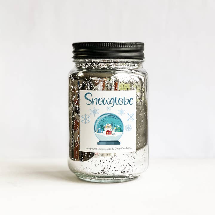 Coyer Candle Co. - Wholesale Jar/Filled Candle - 16 oz Glimmery Pint Jars - *NEW* Winter Scents!