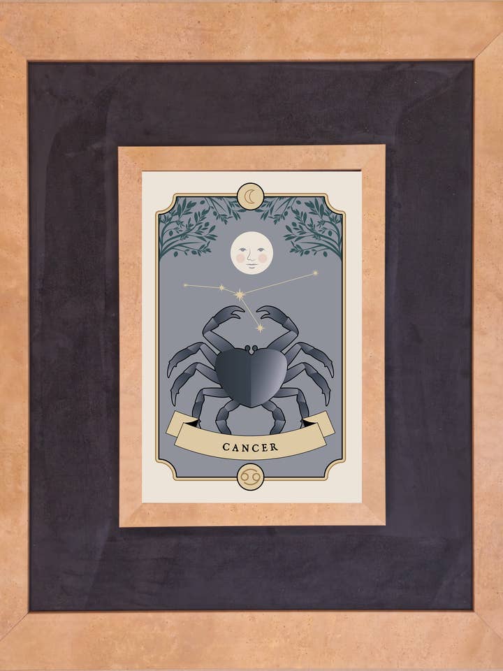 Cancer avec terre cuite et tissu pour la vente par The Brightener Group