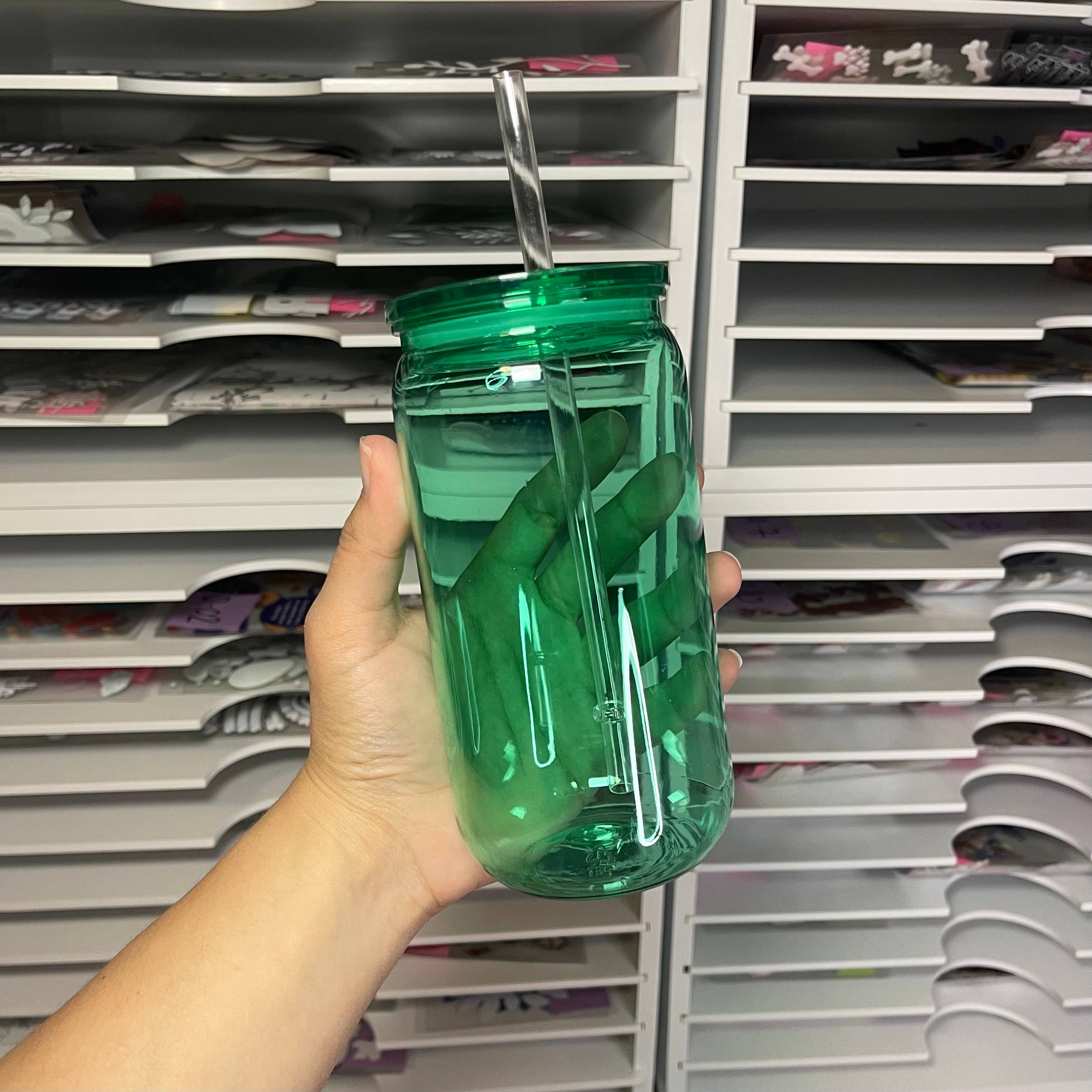 One Stop Cups - Vente Verre/tasse - Boîte plastique acrylique transparente 470 ml4