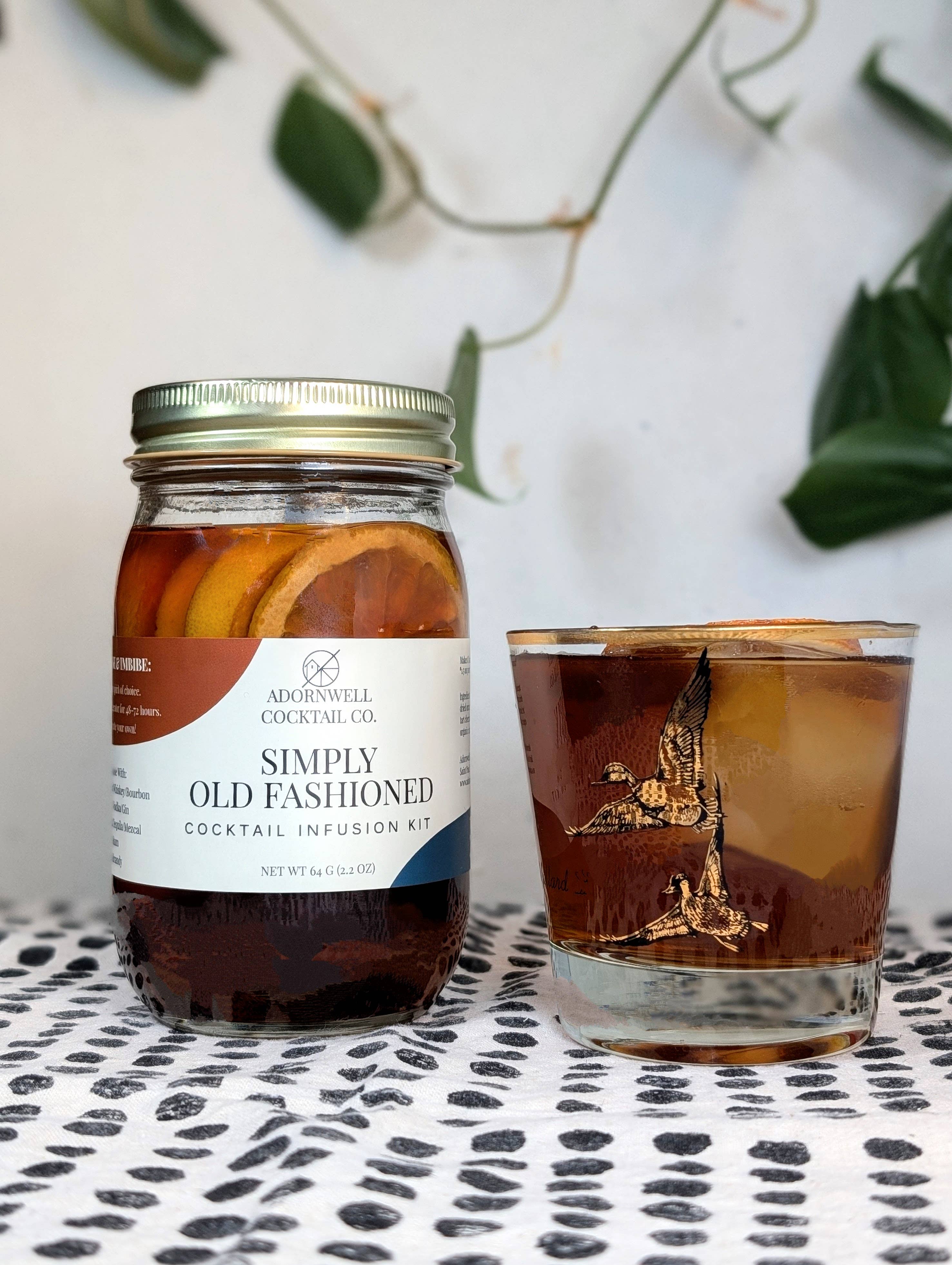 Adornwell Cocktail Co. - Wholesale DIY Drink Kit - Simply Old Fashioned Cocktail Infusion Kit